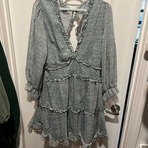 Open back floral dress